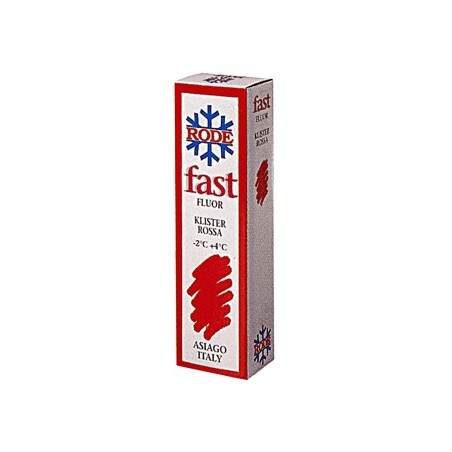 жидкая фтористая мазь Rode FK-40 Fast Fluor Klister Rossa (красная) -3°C...+1°C, 60гр